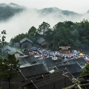 《花垣苗寨情缘相会樱桃节》 张金莲 摄