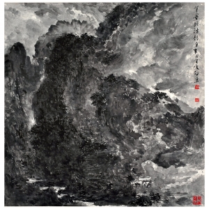 笔墨脱法韵自来 69cm＊68cm 1998年