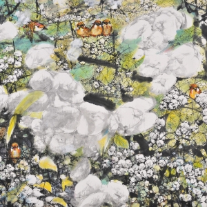  芳姿满园-276X178CM-2014年