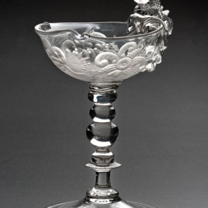 Dessert Bowl with Shell Applique  