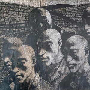 1988，79.3x56cm，木刻版画，1988年