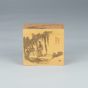 竹刻茶叶盒