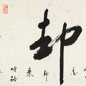 “而今忘却来时路”横幅