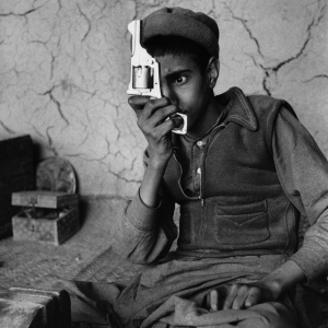 Boy in a gun factory, at the border between Pakistan and Afghanistan