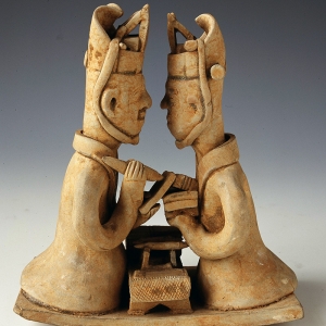 Stoneware figurines transcribing and proofreading