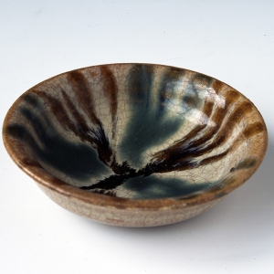 Tri-colored porcelain bowl 
