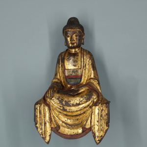铜鎏金释迦牟尼佛像